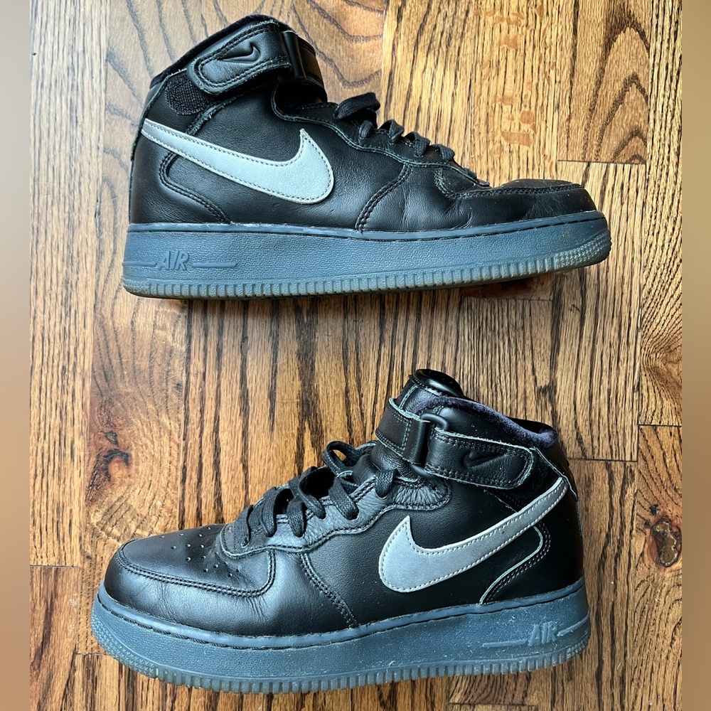Nike Air Force 1 Premium Mid Black - US Mens 7